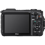 Nikon COOLPIX W300 Digital Camera (Black) (26523) + 64GB Memory Card + Card Reader + Deluxe Soft Bag + Flex Tripod + Cleaning Kit + More (Renewed)