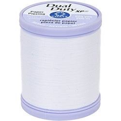 Coats Dual Duty XP Paper Piecing Thread, 225 yd, White
