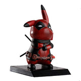 Pikapool Pikachu Cosplay Deadpool Model Gifts, Anime Action Figure Toys Gifts