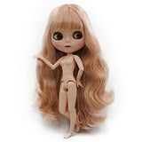 1/6 BJD Doll, 4-Color Changing Eyes Matte Face and Ball Jointed Body Dolls, 12 Inch Customized Dolls Can Changed Makeup and Dress DIY. Nude Doll Sold Exclude Clo (SNO.29)