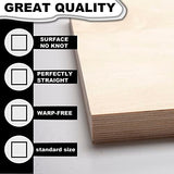 AIKS Basswood Sheets 8.8 x 8.8 x 1/16 Inch Unfinished Balsa Wood Sheets for Cricut Maker, Laser Cutting, Wood Burning, Architectural Models, Staining, and Drawing. (12 PCS)