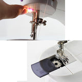 Mini Sewing Machine, Portable Adjustable 2 - Speed Double Thread Sewing Machine for Beginner, Purple