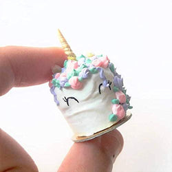 1:12 dollhouse miniature food unicorn cake