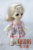 BJD Wigs JD006 5-6inch 13-15CM Synthetic Mohair Doll Wig Retro Hepburn Lati Yellow Doll Wigs (Blond, 5-6inch)