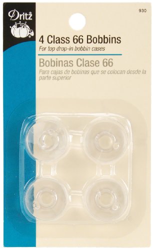 Dritz(R) Plastic Class 66 Bobbins