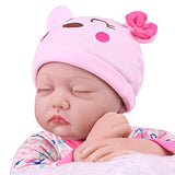 CHAREX Reborn Baby Dolls Girls, 22 inch Life Like Realistic so Real Weighted Soft Body Newborn Baby Doll for 3+