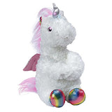 Unicorn Gift for Girls Stuffed Animal Magnetic Peekaboo Paws Plush with Rainbow and Sparkle Shimmer Accents Gift for Girls, Soft and Cuddly with Wings Pony Horse Aria