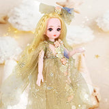 BJD Doll 1/6, SD Dolls 26 Ball Jointed Doll DIY Toys with Full Set Clothes Shoes Wig Makeup, Gift for Girls Doll Lovers (Xingyue)