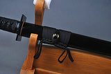 Shijian Japanese Samurai Katana Sword - Black Blade