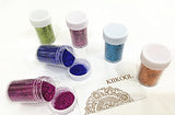 Slime Supplies Glitter Powder Sequins for Slime,Arts Crafts Extra Solvent Resistant Glitter