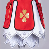 Genshin Cosplay Uniform Klee Dress All Characters Cosplay Outfit Halloween Hu Tao Costume (XS, Klee Cosplay)