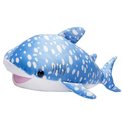 LALA HOME Large Great Whale Shark Stuffed Animal Giant Hugging Plush Soft Pillow Ocean Toy 22 Inch/56 Centimeter