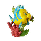 Enesco Disney Showcase “The Little Mermaid” Holiday Ariel and Flounder Stone Resin Figurine Set, Set of 2, Multicolor