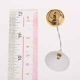 F Fityle 1:12 Miniature LED Ceiling Lamp for Dollhouse Decorations Ornaments