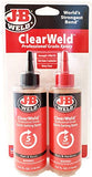 J-B Weld 50240 8 oz Pro Size ClearWeld 5 Minute Set Epoxy