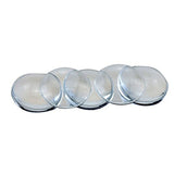 100 Pieces Glass Dome Cabochons Clear Round Cabochons Tiles, Non-calibrated Round 1 inch/10mm for
