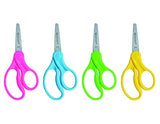 Westcott Right & Left Handed Scissors For Kids, 5’’ Pointed Safety Scissors, Assorted, 12 Pack (13141)