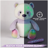 GUND Magic Draw and Glow Panda, Glow-in-The-Dark Activity Plush, Panda Stuffed Animal Toy with LED Pen, 11”