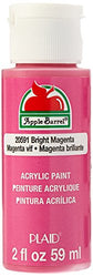 Apple Barrel Acrylic Paint in Assorted Colors (2 oz), 20591, Bright Magenta