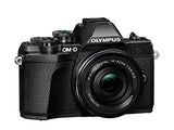 Olympus OM-D E-M10 Mark III Kit, Micro Four Thirds System Camera (16 Megapixel, 5-Axis Image Stabilisation, Electronic Viewfinder) + M.Zuiko 14-42 mm EZ Zoom Lens + M.Zuiko 40-150 mm Telezoom, Black