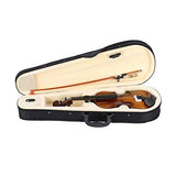 BELANITAS 1/8 Violin Set Solid Wood Fiddle Set Violin for Kids Stringed Musical Instruments for Beginners with Hard Case, Violin Bow and Rosin