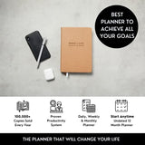 Productivity Store Planner PRO - Best Daily, Weekly & Monthly Goal & Productivity Planner | Full 1 Year Undated Planner For Men & Women | Increase Productivity & Happiness In Work, Life & Business | Hardcover 5.5 x 8” (Black, Medium A5 (5x8 Inches))