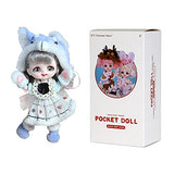 ICY Fortune Days 6.3 Inch 1/8 Scale Pocket Doll Series, Ball Jointed Doll with 28 Joints, for The Children 8 Age and Above(Hasky)