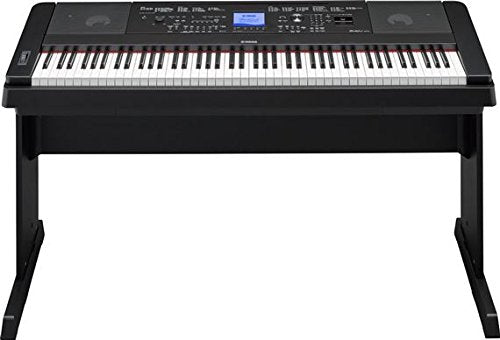 YAMAHA DGX660B 88-Key Weighted Digital Piano With Furniture Stand,Black