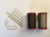 Upholstery Repair Kit Coats Extra Strong Upholstery Thread Plus Heavy Duty Assorted Hand Needles: 7