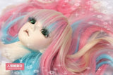 BJD Doll Hair Wig 8-9 inch 20-22cm 1/3 SD DZ DOD LUTS Rainbow