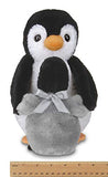 Bearington Wiggles and Wobbles Plush Stuffed Animal Penguin with Baby, 10 inches