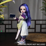 ICY Fortune Days 1/6 Scale 11 Inch Ball Jointed Doll Qin Dynasty Series, Including Fullset of Clothes, 3D Eyes, Beautiful Makeup for Children Above 8 Age (White Phoenix)