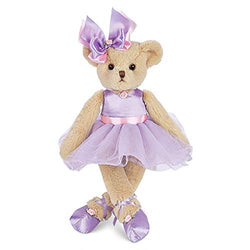 Bearington Tootsie Tutu Plush Stuffed Animal Ballerina Teddy Bear 15"
