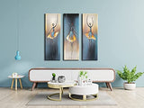 Wieco Art Dancing Girls Modern Large Contemporary 3 Panels 100% Hand Painted Stretched and Framed Ballet Dancers Oil Paintings on Canvas Wall Art Work for Living Room Bedroom Home Decorations