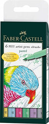 Faber-Castell® Pitt Artists Pen Set 6 Pastel