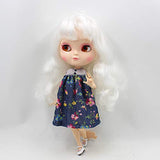 Original Design Doll Clohtes, Adorable Sleeves Floral Dress, Doll Dress Up for 1/6 12inch Doll or ICY Doll- Fortune Days(YW-YF012)
