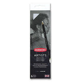 Derwent Artists Black & White Pencils, Set of 6 Art Pencils (2302342)