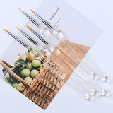 YIHUALE Detail Paint Brushes Set 5pcs Miniature Brushes for Fine Detailing & Art Painting, Mini Painting Brush for Acrylic, Oil, Watercolor, Gouache, Models