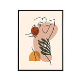 Set of 6 Boho Prints, Woman Line Art, Mid Century Modern Poster, Flower Abstract, Minimalist Wall Décor 8x10 Unframed