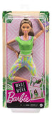 Barbie Made to Move Doll with 22 Flexible Joints Long Wavy Brunette Hair Wearing Athleisure-wear for Kids 3 to 7 Years Old