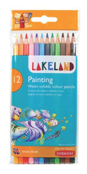 Derwent Lakeland Painting Pencils, Wallet, 12 Count (33254)