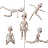 Labstandard 1/6 BJD Doll, Cute Boy Doll Handmade Makeup 12 Inch Ball Jointed Doll Movable Joint Full Set Clothes Shoes Wig, Gift for Girls Kids Children (L)