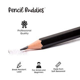 Professional Drawing Sketching Art Pencils Set - 12 Graphite Drawing Pencils for Sketch Art and Shading 8B, 6B, 4B, 3B, 2B, B, HB, F, H, 2H, 4H, 6H Ideal for Beginners and Pro Artists