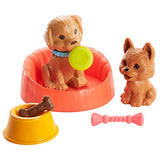 Barbie Puppy Picnic Playset with 2 Dolls, 2 Puppies and 25+ Accessories