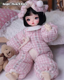 LVMMO BJD Doll 1/6 Ball Jointed SD Doll Full Set DIY Handmade Model Toy Action Figure Girl Boy Dolls with Clothes Wigs Shoes Makeup