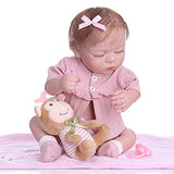 Lullaby 45CM Reborn Baby Dolls 18inch Anatomically Correct Baby Doll Girls Lifelike Reborn Dolls Silicone Full Body Bathable