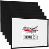 US Art Supply 5 X 7 inch Black Professional Artist Quality Acid Free Canvas Panels 6-Pack (1 Full Case of 6 Single Canvas Panels)