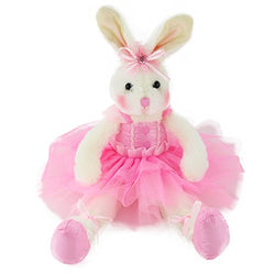 WEWILL Ballerina Bunny Stuffed Animal Adorable Soft Plush Toys Rabbit Doll, Girls Gift, 15-Inch