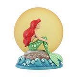 Enesco Disney Traditions by Jim Shore The Little Mermaid Ariel Sitting on Rock by Moon Figurine, 7.5 Inch, Multicolor