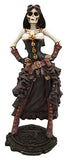 Atlantic Collectibles Steampunk Skeleton Costume Lady Figurine 7.5" H Skeleton Detective